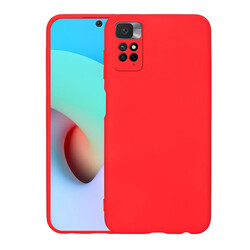 Xiaomi Redmi Note 11 Global Kılıf Zore Mara Lansman Kapak Kırmızı