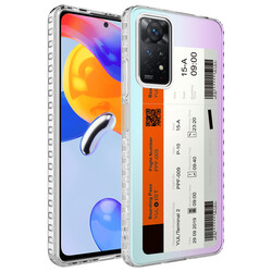 Xiaomi Redmi Note 11 Pro 5G Case Airbag Edge Colorful Patterned Silicone Zore Elegans Cover NO1