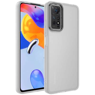 Xiaomi Redmi Note 11 Pro 5G Case Camera Protected Transparent Zore Post Cover Colorless