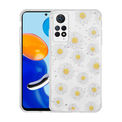 Xiaomi Redmi Note 11 Pro 5G Case Glittery Patterned Camera Protected Shiny Zore Popy Cover Papatya