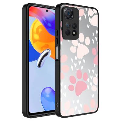 Xiaomi Redmi Note 11 Pro 5G Case with Mirror Pattern Camera Protection Glossy Zore Mirror Cover Pati