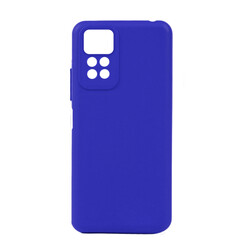 Xiaomi Redmi Note 11 Pro 5G Case Zore Biye Silicon Blue