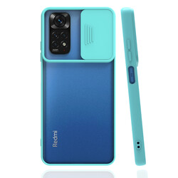 Xiaomi Redmi Note 11 Pro 5G Case Zore Lensi Cover Turquoise