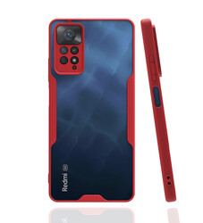 Xiaomi Redmi Note 11 Pro 5G Case Zore Parfe Cover Red