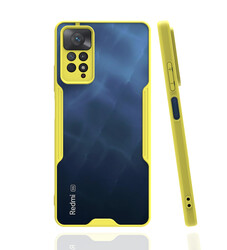 Xiaomi Redmi Note 11 Pro 5G Case Zore Parfe Cover Yellow