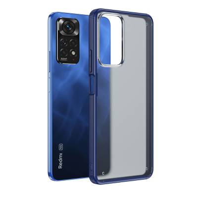 Xiaomi Redmi Note 11 Pro 5G Case Zore Volks Cover Navy blue