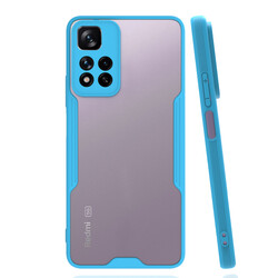 Xiaomi Redmi Note 11 Pro Plus 5G Case Zore Parfe Cover Blue