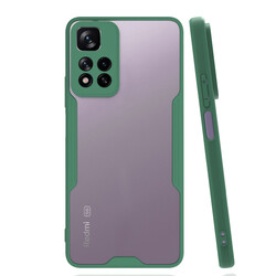 Xiaomi Redmi Note 11 Pro Plus 5G Case Zore Parfe Cover Dark Green