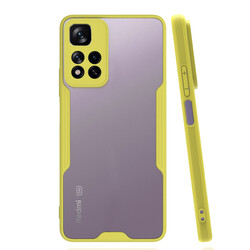 Xiaomi Redmi Note 11 Pro Plus 5G Case Zore Parfe Cover Yellow