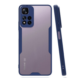 Xiaomi Redmi Note 11 Pro Plus 5G Case Zore Parfe Cover Navy blue