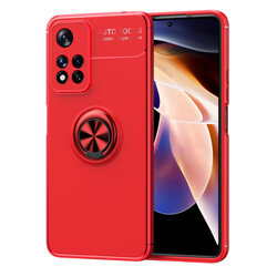Xiaomi Redmi Note 11 Pro Plus 5G Case Zore Ravel Silicon Cover Red