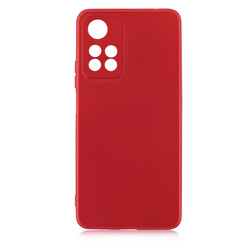 Xiaomi Redmi Note 11 Pro Plus 5G Kılıf Zore Premier Silikon Kapak Kırmızı