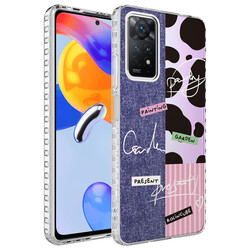 Xiaomi Redmi Note 11S Global Case Airbag Edge Colorful Patterned Silicone Zore Elegans Cover NO8