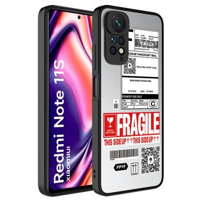 Xiaomi Redmi Note 11S Global Case Mirror Patterned Camera Protection Glossy Zore Mirror Cover Fragile