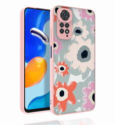 Xiaomi Redmi Note 11S Global Case Patterned Camera Protection Glossy Zore Nora Cover NO5