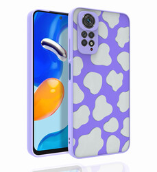 Xiaomi Redmi Note 11S Global Case Patterned Camera Protection Glossy Zore Nora Cover NO6