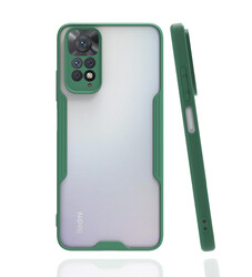 Xiaomi Redmi Note 11S Global Case Zore Parfe Cover Dark Green