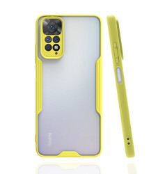 Xiaomi Redmi Note 11S Global Case Zore Parfe Cover Yellow