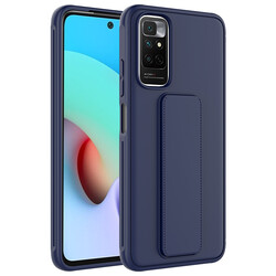 Xiaomi Redmi Note 11S Global Case Zore Qstand Cover Navy blue