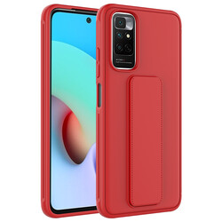 Xiaomi Redmi Note 11S Global Case Zore Qstand Cover Red