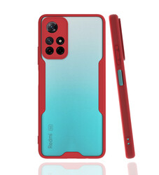 Xiaomi Redmi Note 11T Case Zore Parfe Cover Red