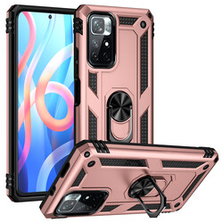 Xiaomi Redmi Note 11T Case Zore Vega Cover Rose Gold