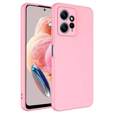 Xiaomi Redmi Note 12 4G Case Zore Mara Lansman Cover Pink