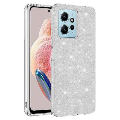 Xiaomi Redmi Note 12 4G Case Zore Shining Silicone Silver