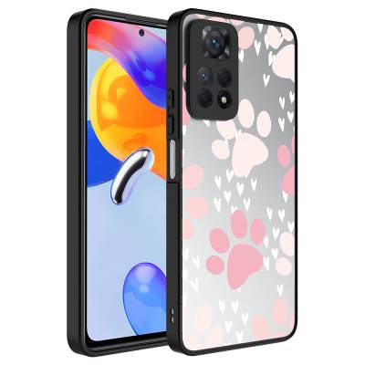 Xiaomi Redmi Note 12 Pro 4G Case Mirror Patterned Camera Protected Glossy Zore Mirror Cover Pati