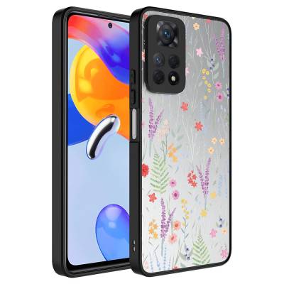 Xiaomi Redmi Note 12 Pro 4G Case Mirror Patterned Camera Protected Glossy Zore Mirror Cover Dallar