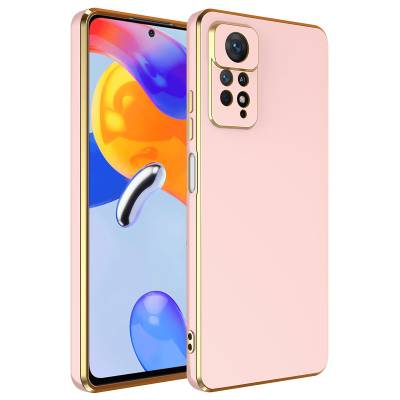 Xiaomi Redmi Note 12 Pro 4G Case Zore Bark Cover Rose Gold