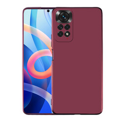 Xiaomi Redmi Note 12 Pro 4G Case Zore Premier Silicone Cover Plum