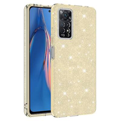 Xiaomi Redmi Note 12 Pro 4G Case Zore Shining Silicone Gold