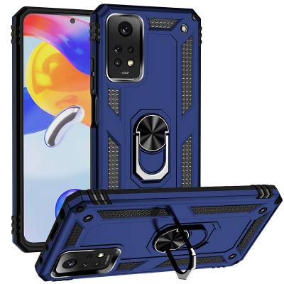 Xiaomi Redmi Note 12 Pro 4G Case Zore Vega Cover Blue