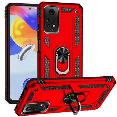 Xiaomi Redmi Note 12 Pro 4G Case Zore Vega Cover Red