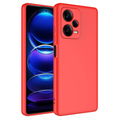 Xiaomi Redmi Note 12 Pro Plus 5G Case Zore Mara Lansman Cover Red