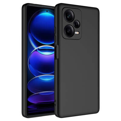 Xiaomi Redmi Note 12 Pro Plus 5G Case Zore Mara Lansman Cover Black