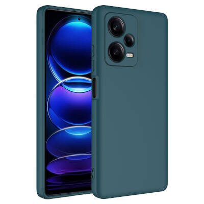 Xiaomi Redmi Note 12 Pro Plus 5G Case Zore Mara Lansman Cover Dark Green