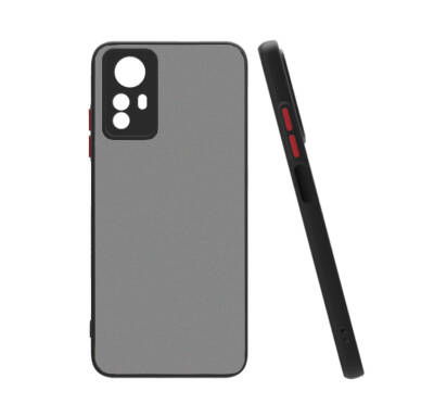 Xiaomi Redmi Note 12S Case Zore Hux Cover Black