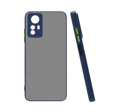 Xiaomi Redmi Note 12S Case Zore Hux Cover Navy blue