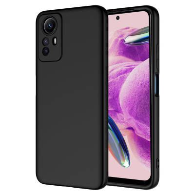 Xiaomi Redmi Note 12S Case Zore Mara Lansman Cover Black