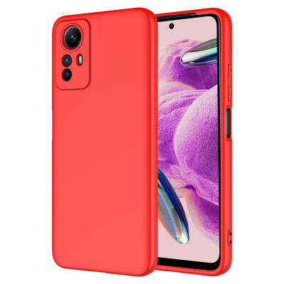 Xiaomi Redmi Note 12S Case Zore Mara Lansman Cover Red