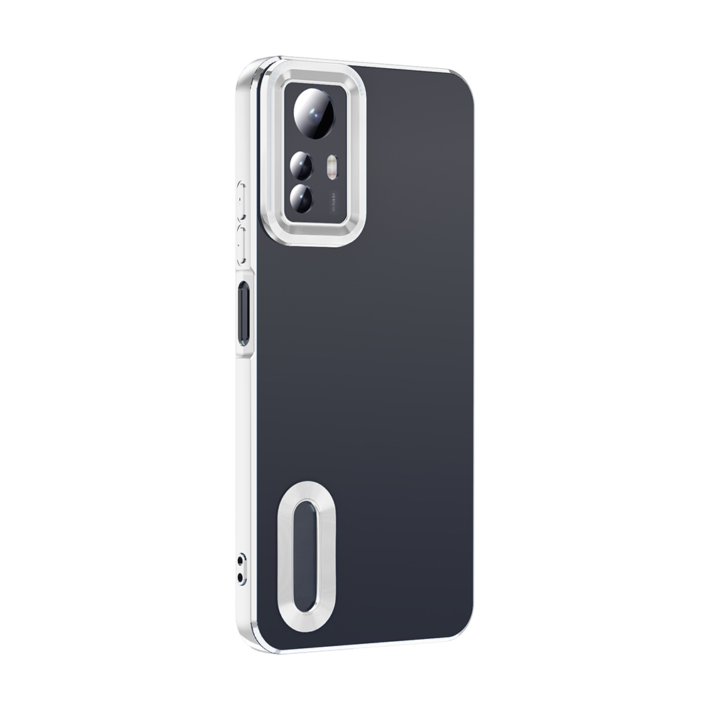 Xiaomi Redmi Note 12S Kılıf Kamera Korumalı Logo Gösteren Zore Omega Kapak - 5