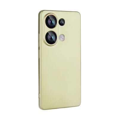 Xiaomi Redmi Note 13 4G Case Zore Premier Silicone Cover Gold