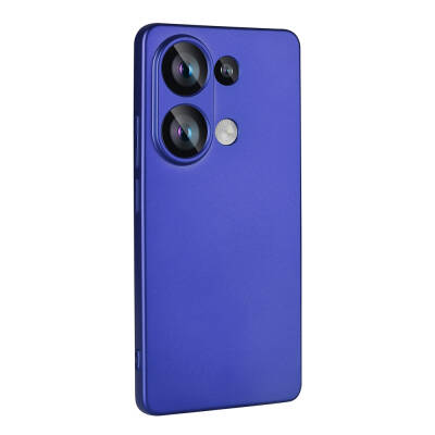 Xiaomi Redmi Note 13 4G Case Zore Premier Silicone Cover Saks Blue