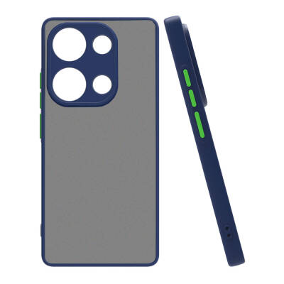 Xiaomi Redmi Note 13 Pro 4G Case Zore Hux Cover Navy blue