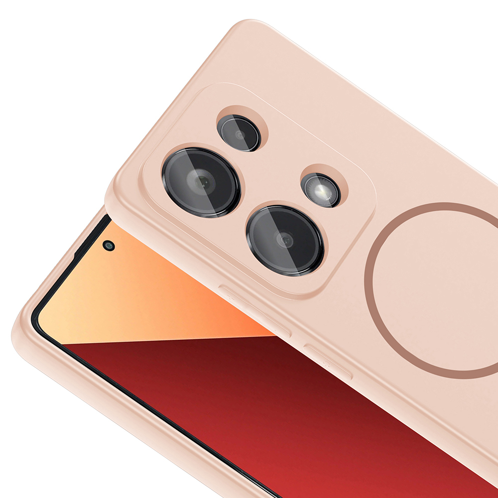 Xiaomi Redmi Note 13 Pro 4G Kılıf M-safe Şarj Özellikli Zore Meta Kapak - 18