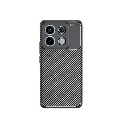 Xiaomi Redmi Note 13 Pro 5G Case Zore Negro Silicone Cover Black