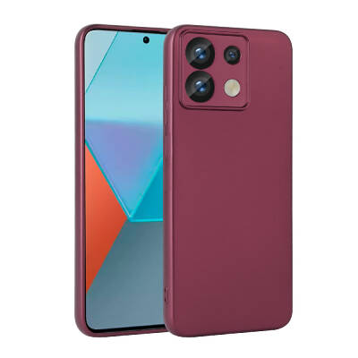 Xiaomi Redmi Note 13 Pro 5G Case Zore Premier Silicone Cover Plum