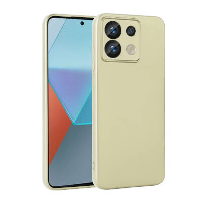 Xiaomi Redmi Note 13 Pro 5G Case Zore Premier Silicone Cover Gold